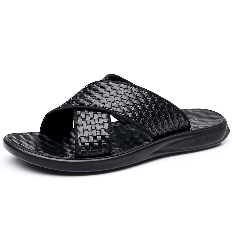 2023 zapatos de playa de verano de los hombres al aire libre Zapatillas vietnamitas sandalias de hombre suela de masaje antideslizante zapatos de hombre de moda al por mayor