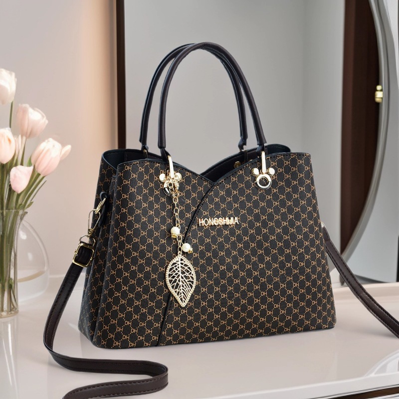 Bolso de mano de mujer retro, mujer 2025, nueva bolsa de madres de mediana edad, nueva bolsa de mujer de gran capacidad, bolso de hombro