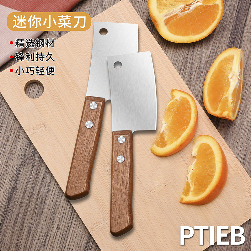 Mini cuchillo de cocina cuchillo de frutas de acero inoxidable cuchillo de cocina para bebés cuchillo de cocina