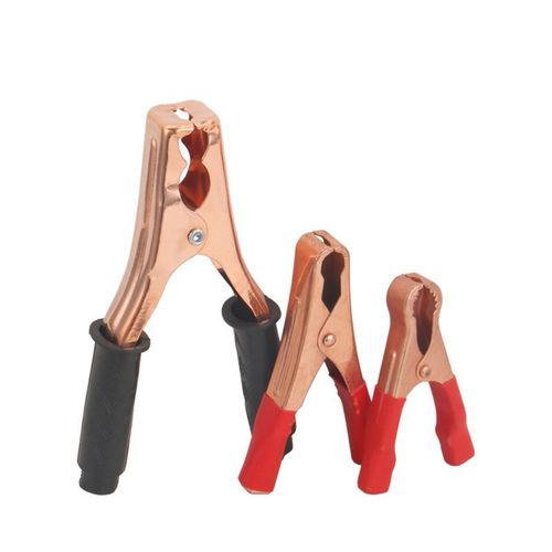 Large, medium and small copper-plated battery clips, grounding clips, car live wire clips, power supply crocodile clips, connection clips