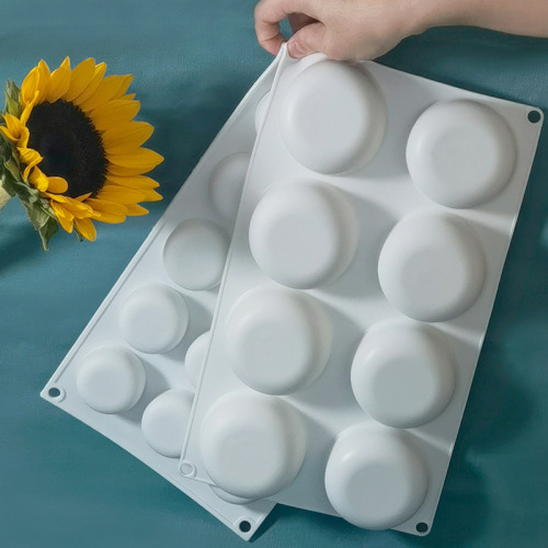 Sanxin oblate mousse cake silicone French dessert filling mold chocolate white jelly baking mold