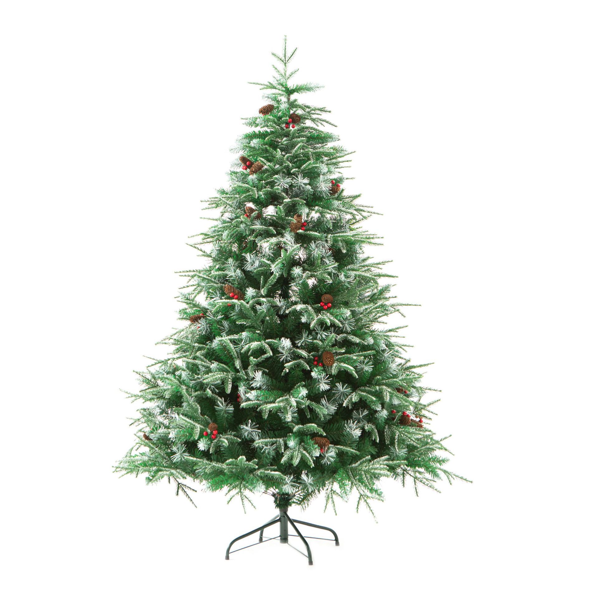 Árbol de Navidad con PE blanco, decoración del hogar, decoraciones navideñas de supermercado, decoración de ambiente, regalos, piñas, árbol de Navidad artificial