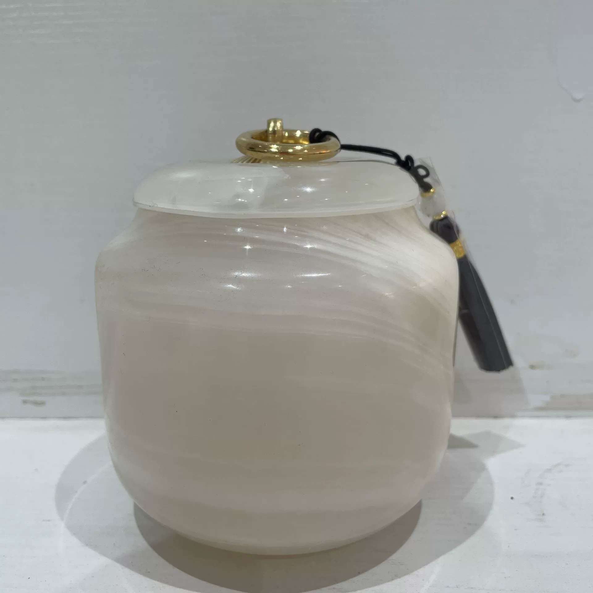 Чайница (Baozhao), подарочная шкатулка из белого нефрита, 10×10×12 см — декор для дома и офиса
