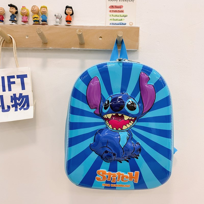Comercio exterior niños 3D mochila de cáscara dura nueva mochila de jardín de infantes de animales pequeños mochila de hombros de dibujos animados ultraligera