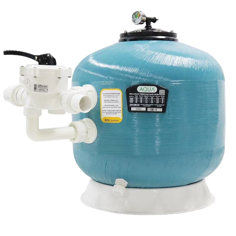 AQUA Aike piscina lateral tanque de arena filtración de agua circulante tratamiento de agua clarificación de calidad del agua equipo de purificación material de filtro de arena de cuarzo