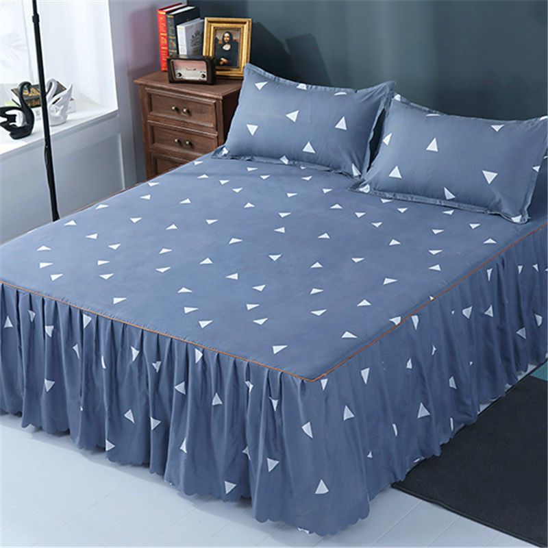 Una sola cubierta de cama de color sólido cubierta de cama de cama coreana sábanas de cama 1 m 1.5 / 2.0 m