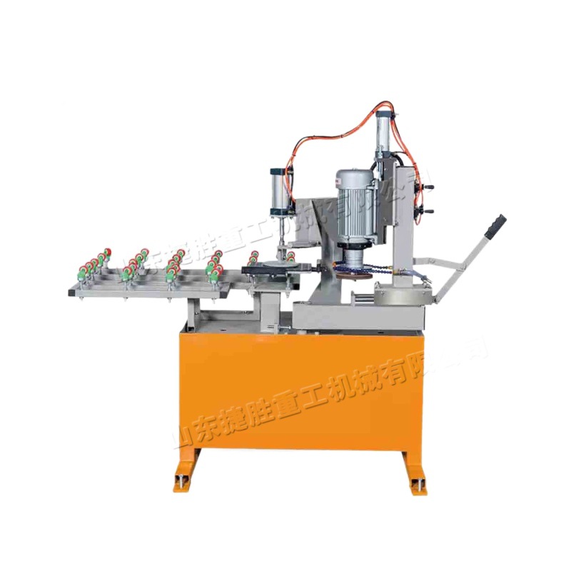 Máquina biseladora de vidrio de cabezal simple y doble, mesa de centro eléctrica, máquina rectificadora de ángulo de panel de mesa, máquina de ángulo de placa de roca semiautomática
