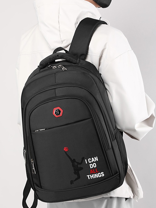 Mochila para hombre, mochila de ocio de gran capacidad, bolsa de computadora de salida multifuncional transfronteriza, mochila escolar para estudiantes de moda