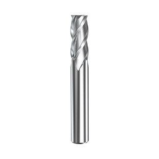 Straight Handle Flat Bottom Four-Blade End Mill High-Speed Steel White Steel Wash Knife Cnc Machine Tool 4-Blade Milling Cutter