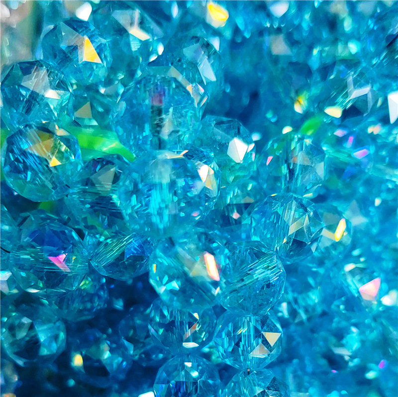 Mayorista 10mm cristal bola de flores galvanizado de alta temperatura abdiy bola de vidrio de colores pulseras collares pendientes accesorios de ropa