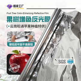 厂家定制农膜PE银色镀铝膜农用反光膜苹果树银反射膜果树上色地膜