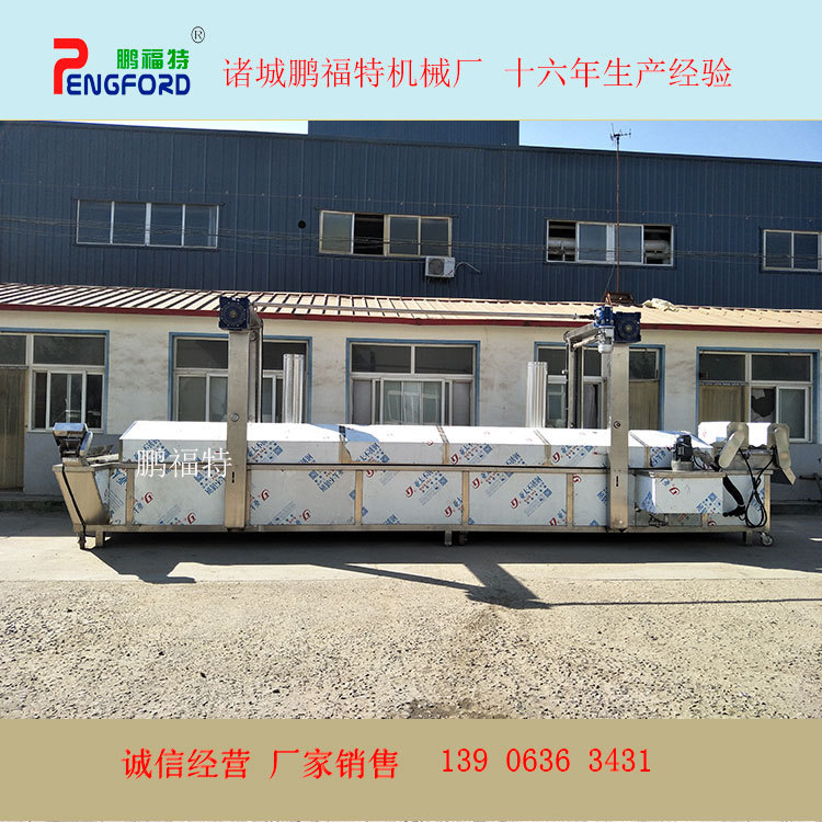 肉皮油炸机|皮肚自动油炸机|猪皮油炸生产线