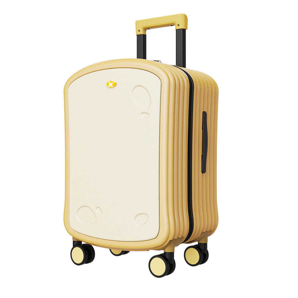 Vali vải oxford chống mài mòn dung tích lớn 26 inch bánh xe đa hướng có khóa số chống rơi — Hành Lý Hình bánh mì chi tiết 15