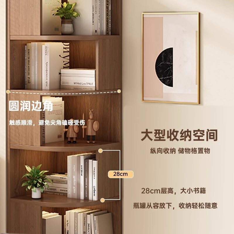 简易角柜转角置物架落地置物柜客厅墙角柜三角柜卧室边角柜床头柜|undefined