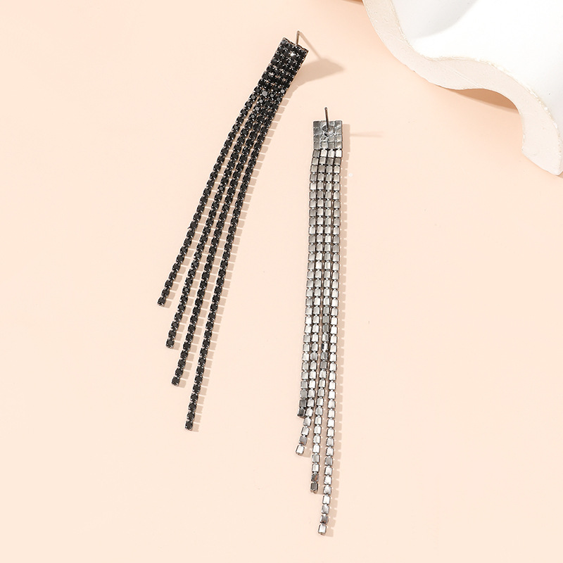 JXER-36黑色-四排钻流苏 (3).JPG