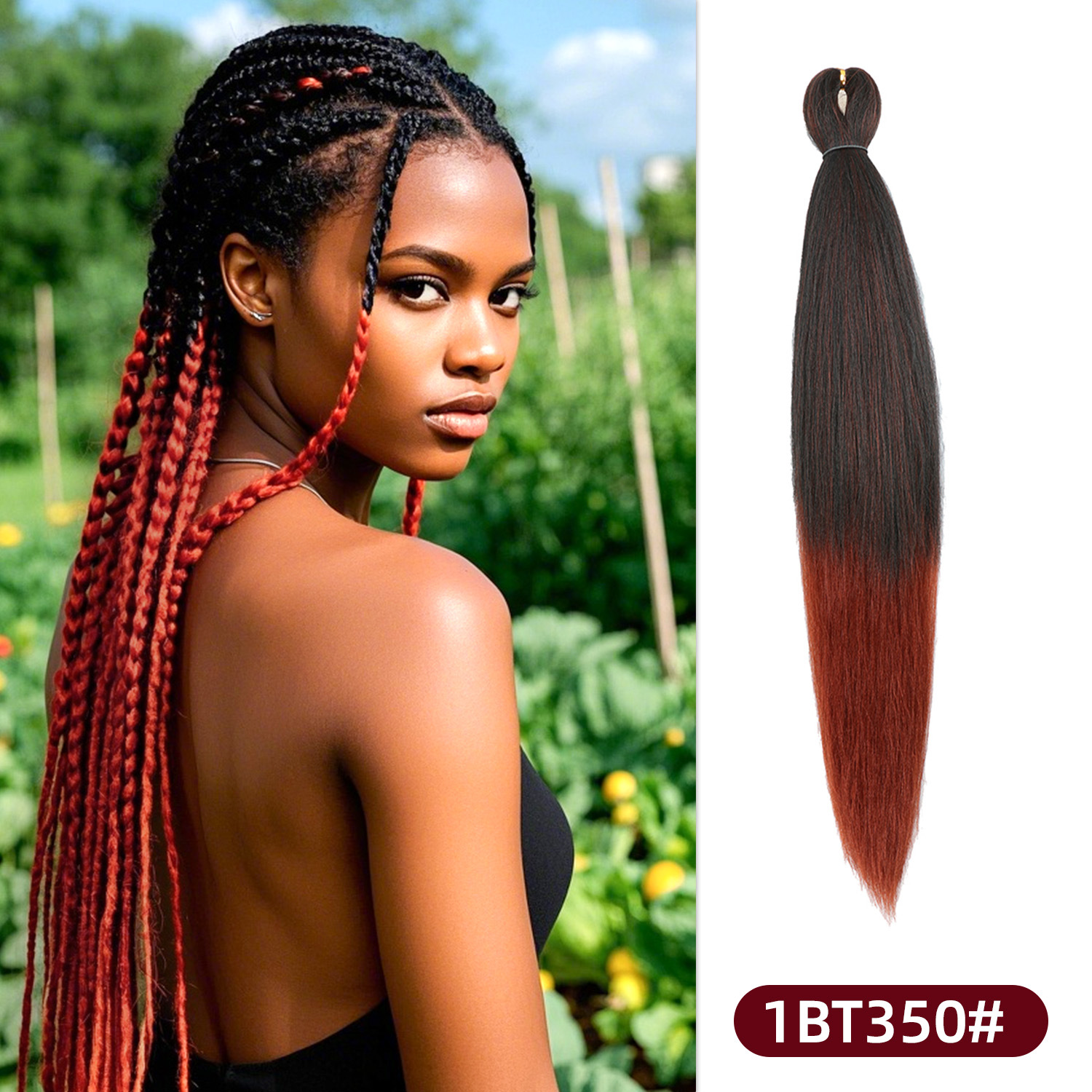 Pelucas de trenzas grandes EZ para actuaciones, populares en línea, trenzas versátiles para mujeres africanas, rastas de fibra sintética de colores al por mayor, muy vendidas en África.
