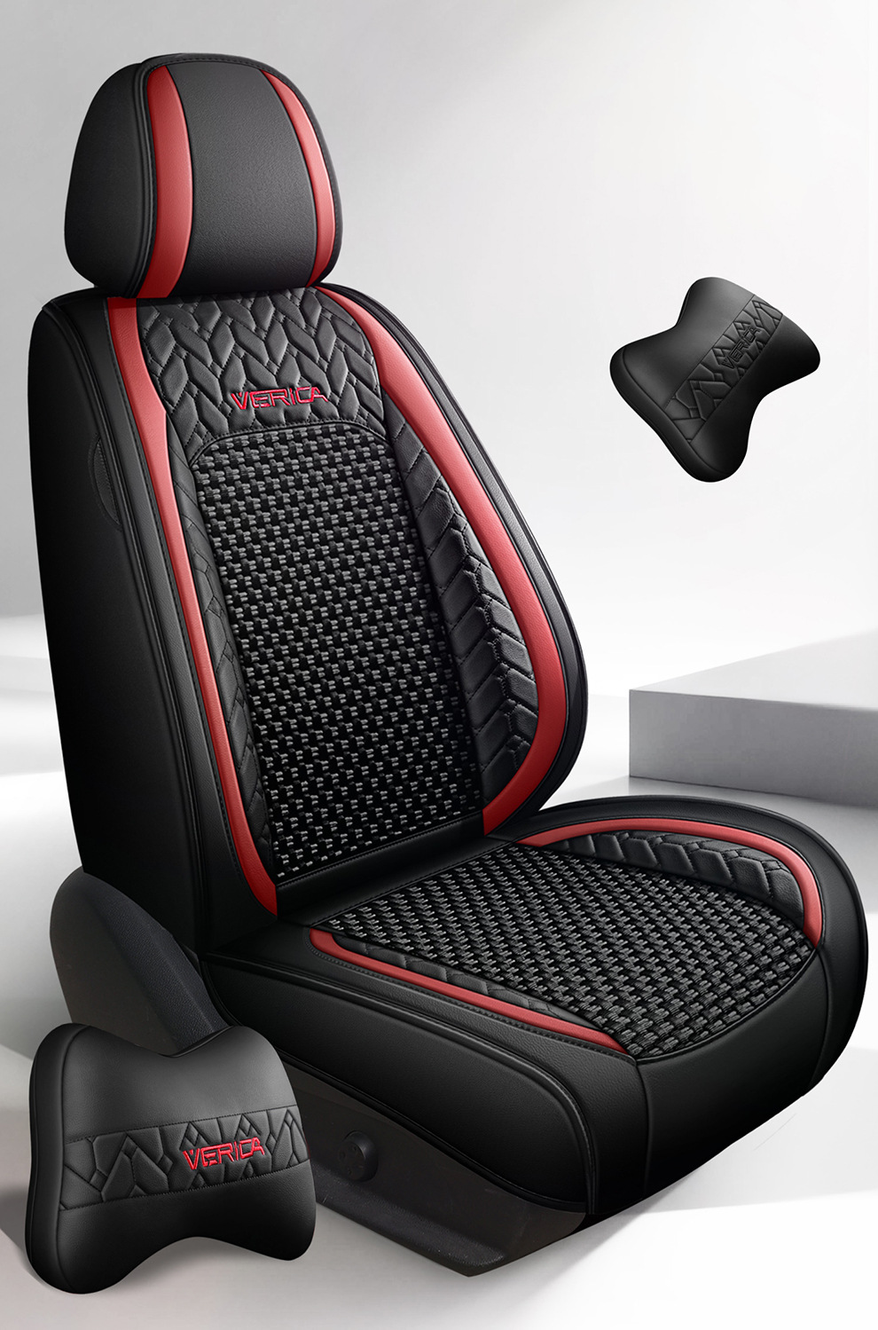 25 Years New Breathable Leather Ice Silk All-Inclusive Four-Season Universal Car Seat Cushion Seat Cover Manufacturer Wholesale Cross-Border