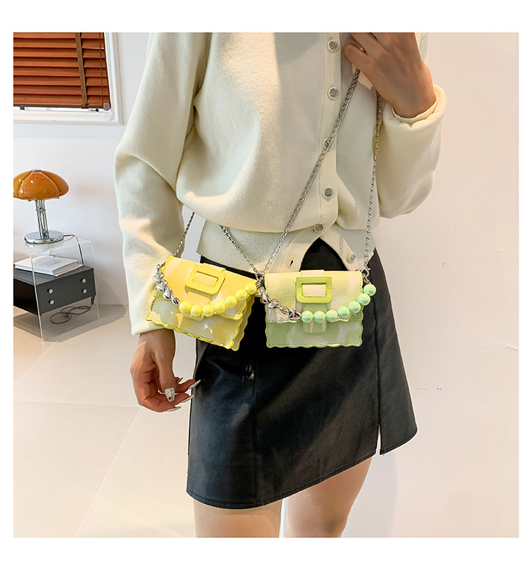 Women's Small Pu Leather Cows Solid Color Streetwear Square Flip Cover Crossbody Bag display picture 15