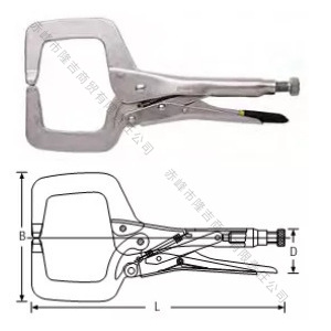 史丹利 C型大力钳 84-399-23