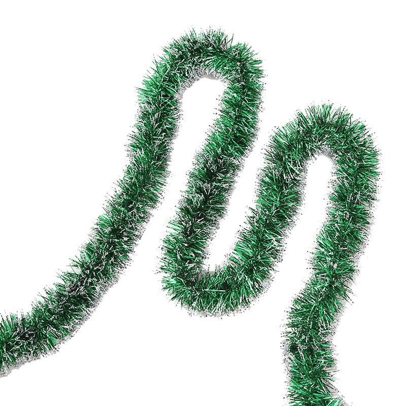 Navidad colorido raya lana raya Garland bar escuela kindergarten atmósfera diseño partido apoyos decoración del árbol de Navidad