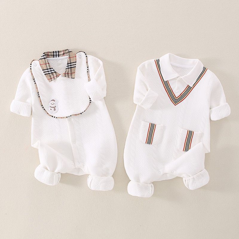 Baby spring and autumn warm jumpsuit lon...