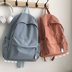 风校园森系简约百搭双肩包韩版学生原宿书包厂外贸工厂供应链批发