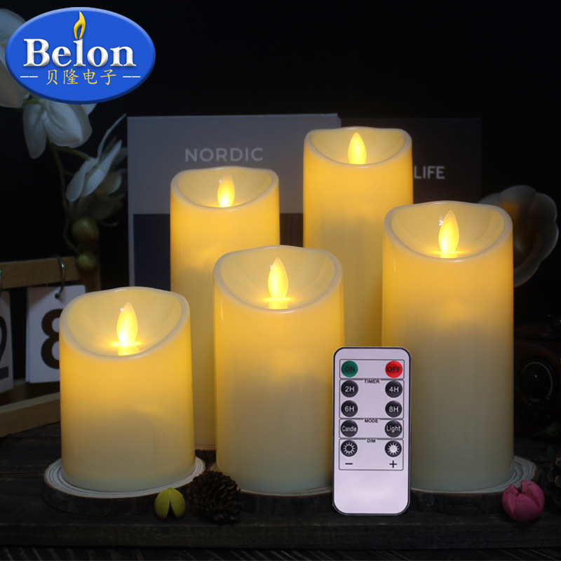 LED vela electrónica de control remoto concierto de boda sin humo falso vela guión matar decoración de cumpleaños romántico transfronterizo
