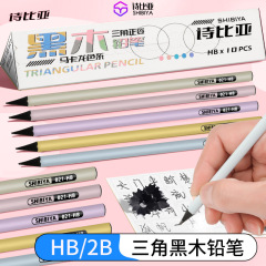 黒木鉛筆 HB 三角棒 正姿勢小学生専用 グラファイト黒鉛芯 子供用筆記鉛筆