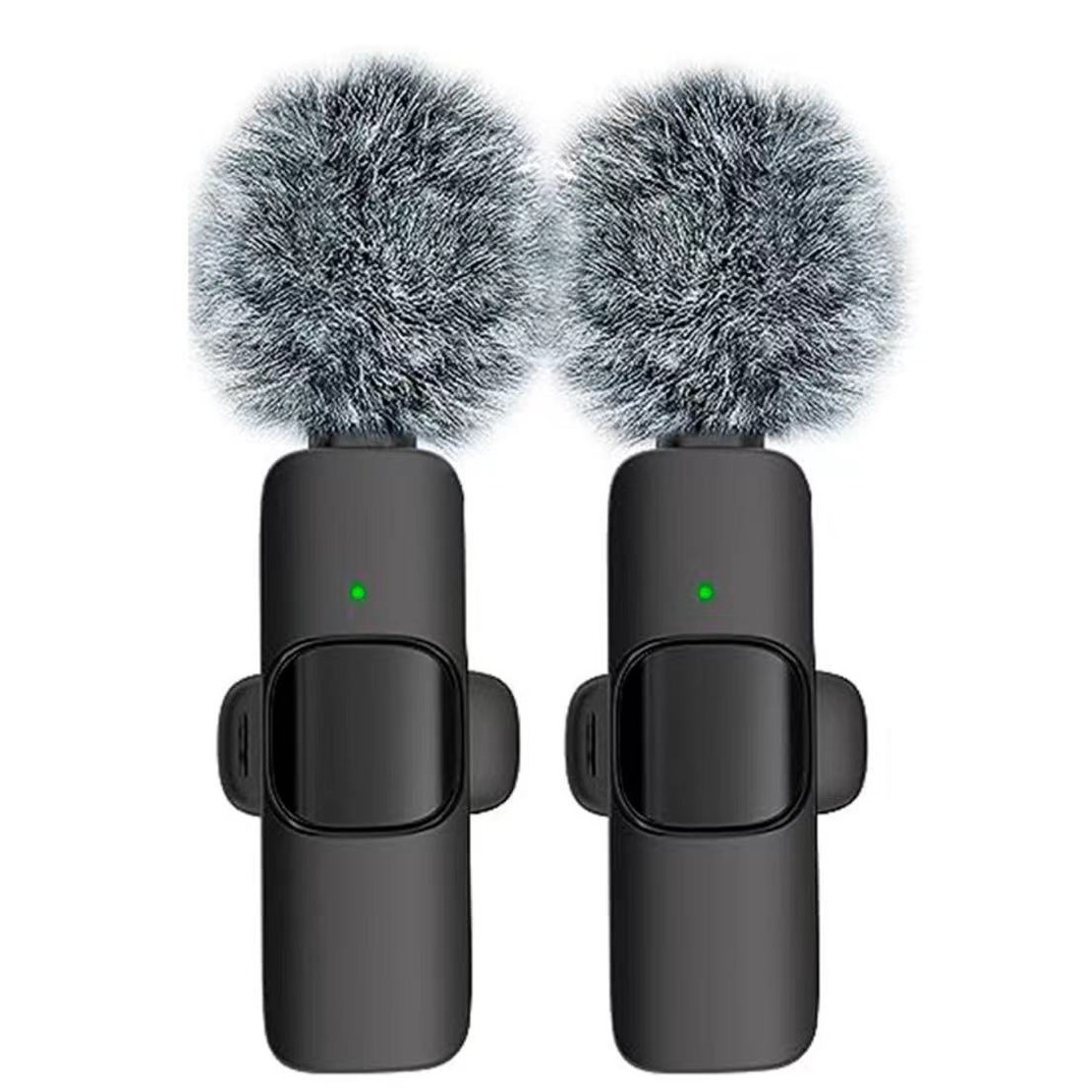 일대일 무선 칼라 클립 마이크 충전식 소음 감소 휴대 전화 라이브 마이크 라디오 2.4G 휴대 전화 라이브 마이크