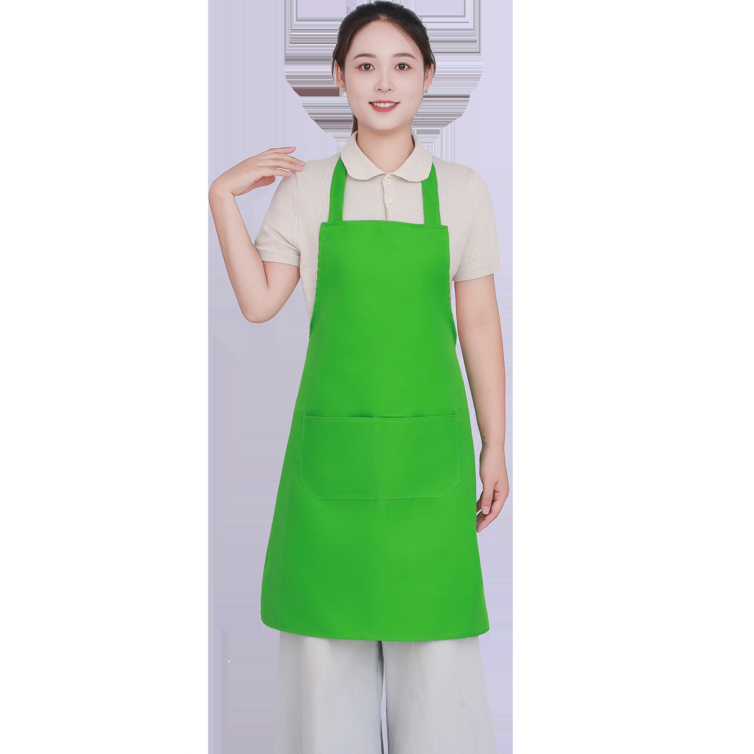 Publicidad delantal impresión logotipo promocional regalos publicidad de cocina de hombres y mujeres ropa de trabajo de comedor cintura roja sin mangas personalizada