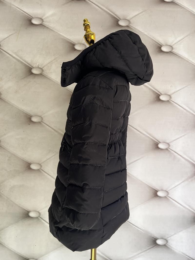 Bērnu apģērbs bērnu dūnu jakas meitenēm, sabiezētas, vidēja un liela izmēra bērnu stilīgas dūnu jakas, vidēja un gara balta pīles dūnas_voghion.com