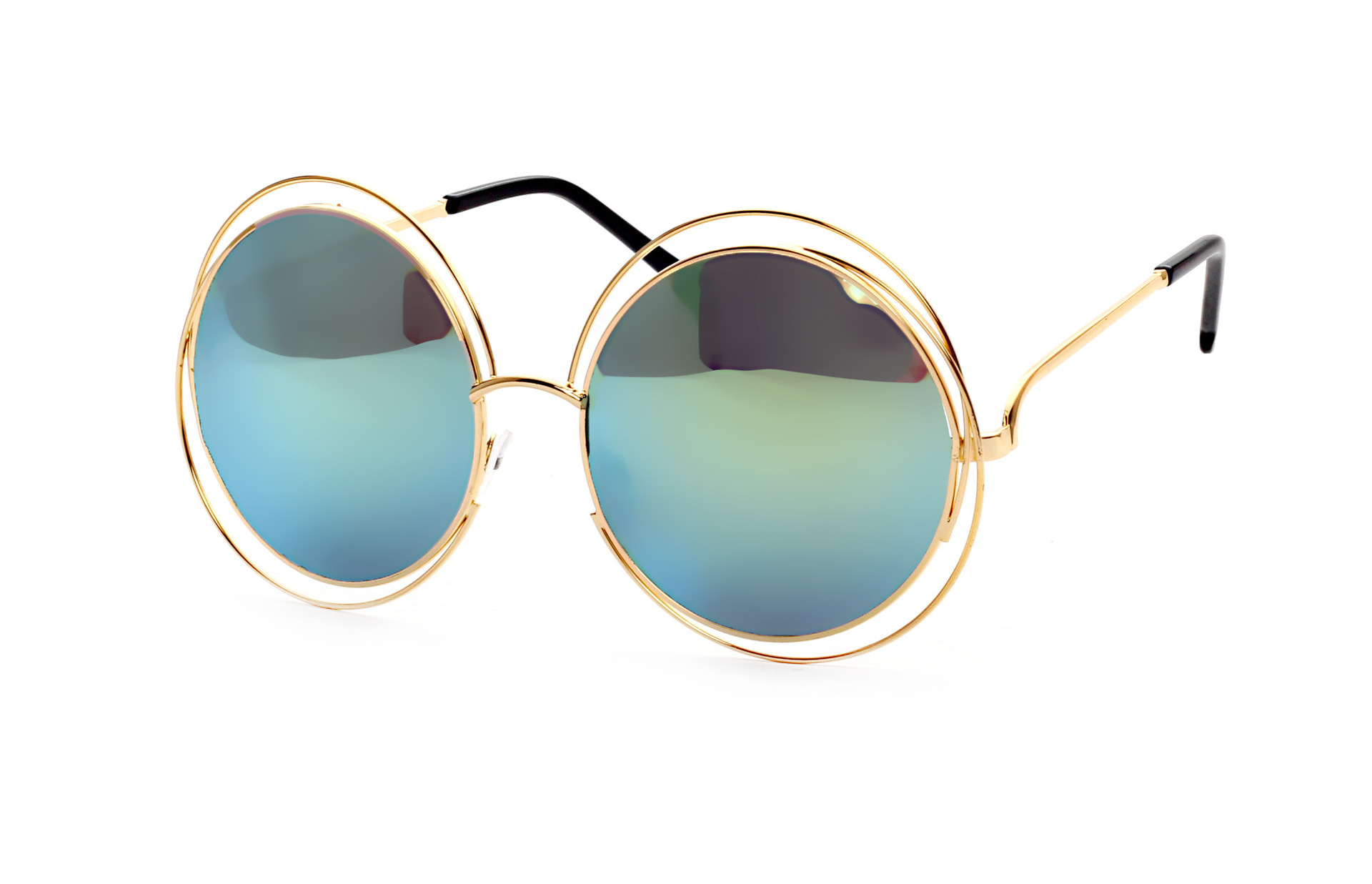 골드 프레임 골드 반사 C4