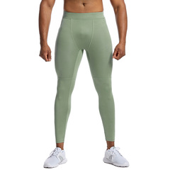 Amazon Cross-border fitness pants for men, quick-drying black sports tight pants for training, running, yoga, base pants for summer