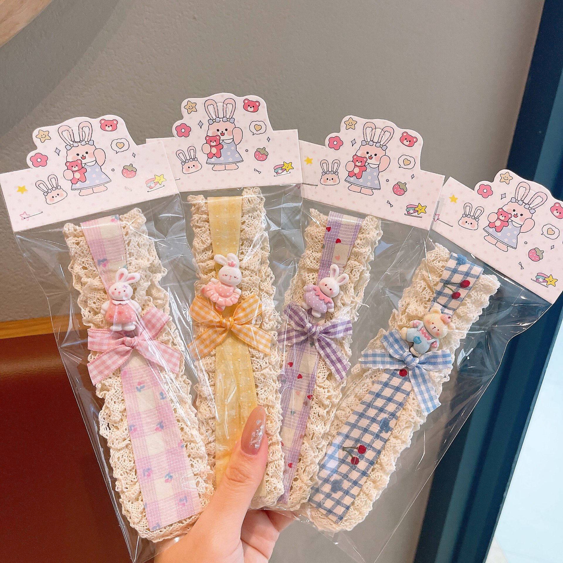 Summer Fresh Floral Velcro Headband for Children, Sweet Hair Organizer, Lazy Person's Magic Hair Clip, Hair Accessory