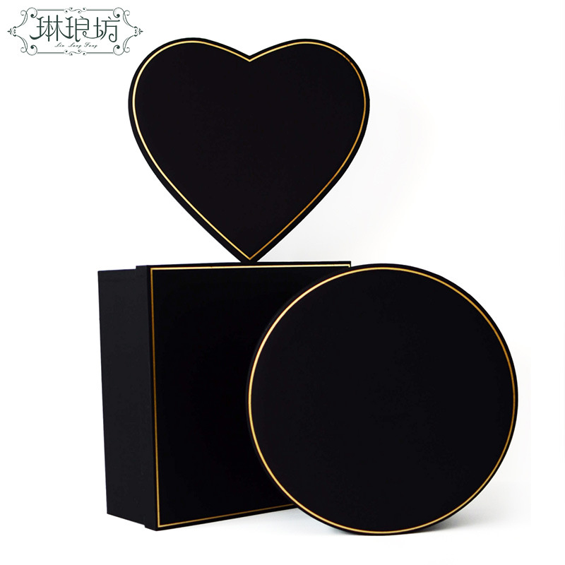 99 rosas caja de flores regalo embalaje de regalo caja de regalo de seda gran floristería material floral arreglo floral