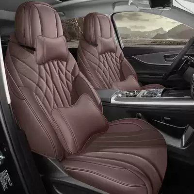 Modelə uyğun (Original) oturacaq örtükləri — Tiggo 9X seat covers, full-coverage - charming-coffee-deluxe-edition-note-the-model-year-rear-half-cover