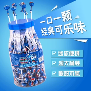 可乐味棒棒糖喜糖汽水高颜值创意糖果红色招待解馋儿童零食批发