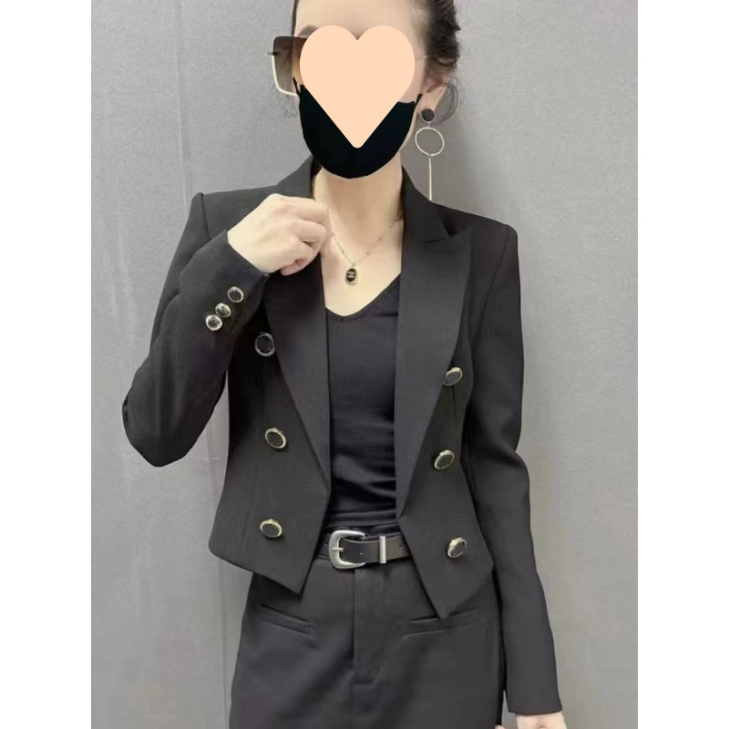 2025春秋新款小眾設計感西裝女小個子修身顯瘦百搭小西服上衣外套