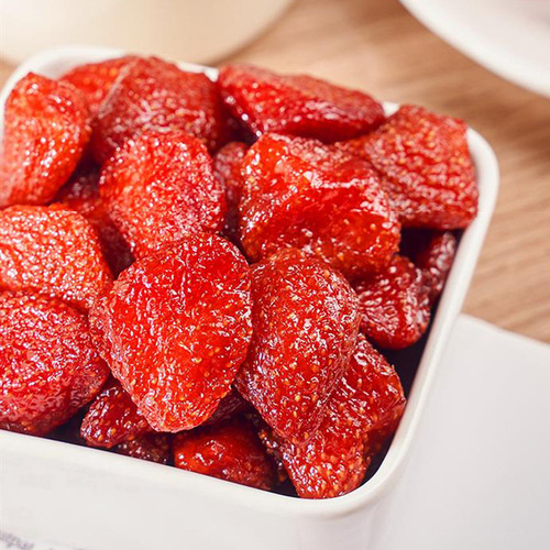 Strawberry Dried Fruits Manufacturer Wholesale Sweet and Sour Candied Fruits Fruits and Nuts Popular Specialty Snacks Supported by Dropshipping