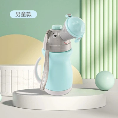 Car urinal car travel portable children urinal boy baby girl toilet leak-proof urine artifact (Kempinq və səyahət) - prince-style-blue