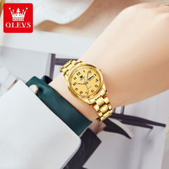 Cross-border best-selling Oris brand watch factory direct sale one-time delivery steel band calendar ladies watch for women