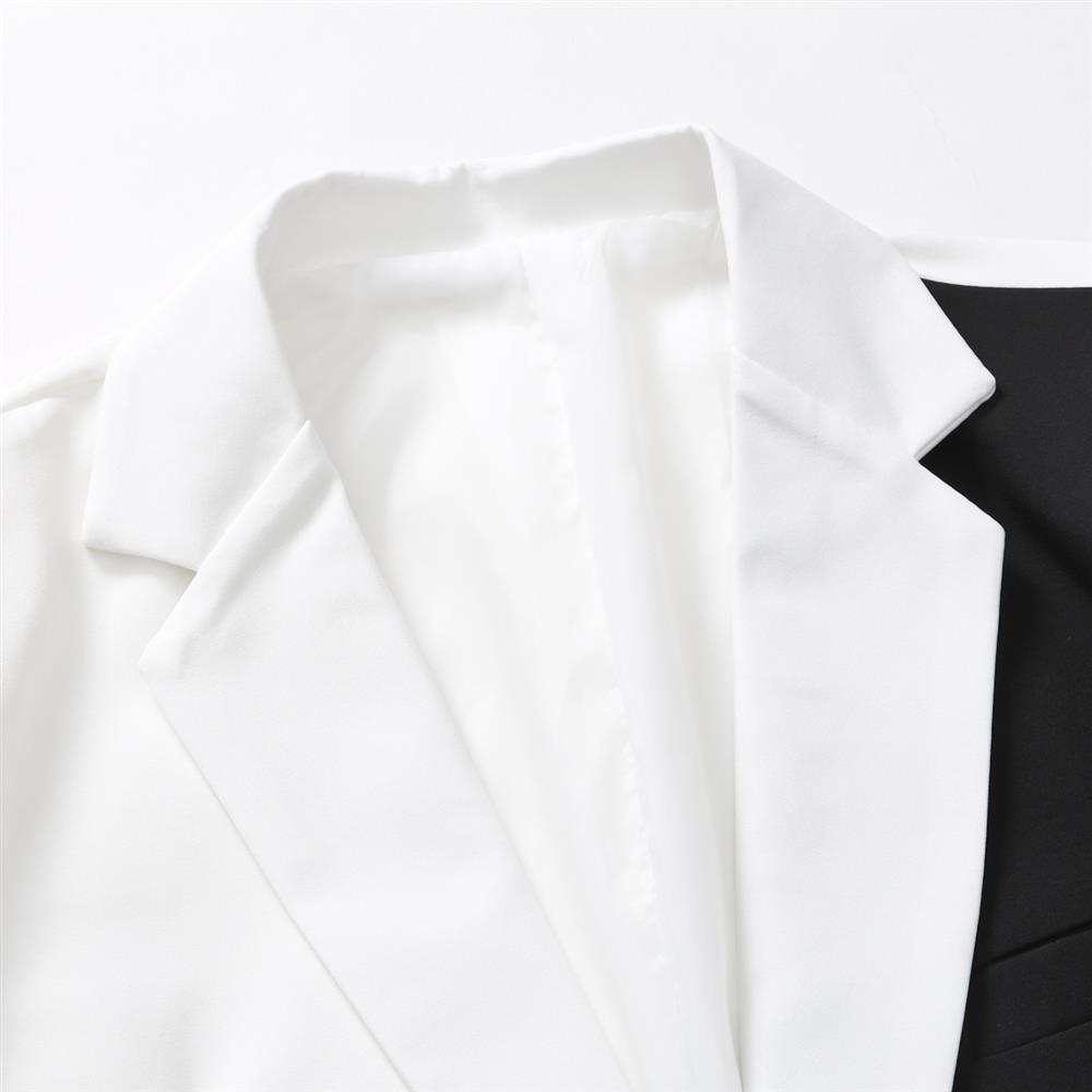 Herren Sakko Color-blocking Stil Für Frühling Und Herbst_voghion.com