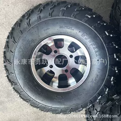 Four-Wheel Beach Kart Off-Road Tire 23X7-10 Vacuum Big Bull Tire 22X10-10 Vacuum Tire Aluminum Wheel