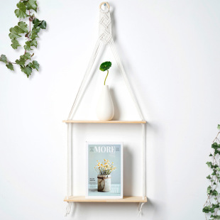 Hand-woven tapestry rack shelf Bohemian wall hanging hotel homestay wall decoration hanging decoration manufacturers