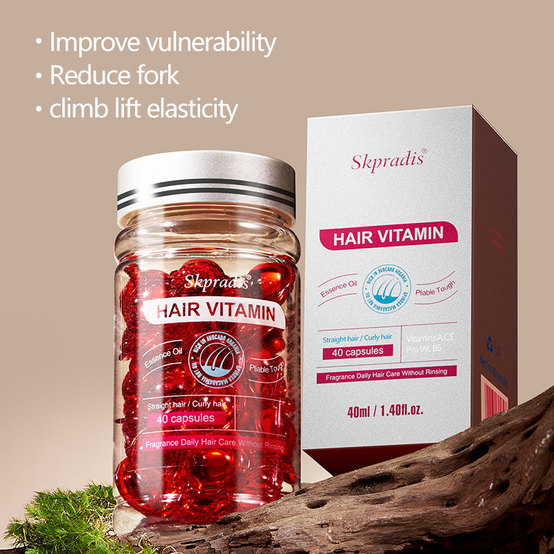 Amazon transfronteriza explotadora cápsula de aceite esencial de cuidado del cabello OEM Marruecos aceite esencial de cuidado del cabello sin lavado antipillizante esencia