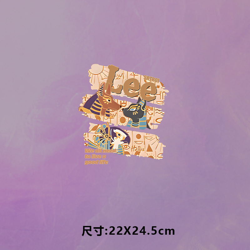 高级烫画图案新款lee狗头猫头猫头鹰烫画贴印花衣服热转印烫画diy