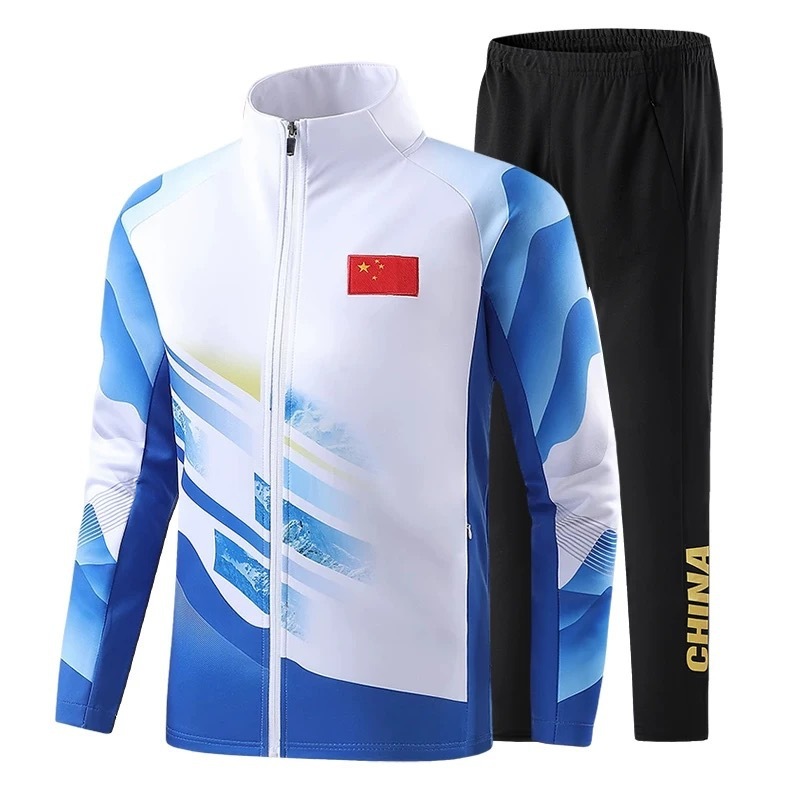 2025新款中国运动服春秋出场服体育生训练服学生运动会班服团体服|undefined