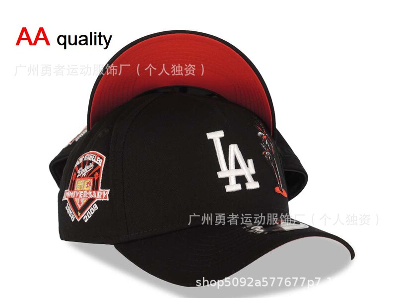 高品质新款道奇LA洋基NY棒球帽防晒鸭舌帽刺绣MLB可调节帽子批发|undefined