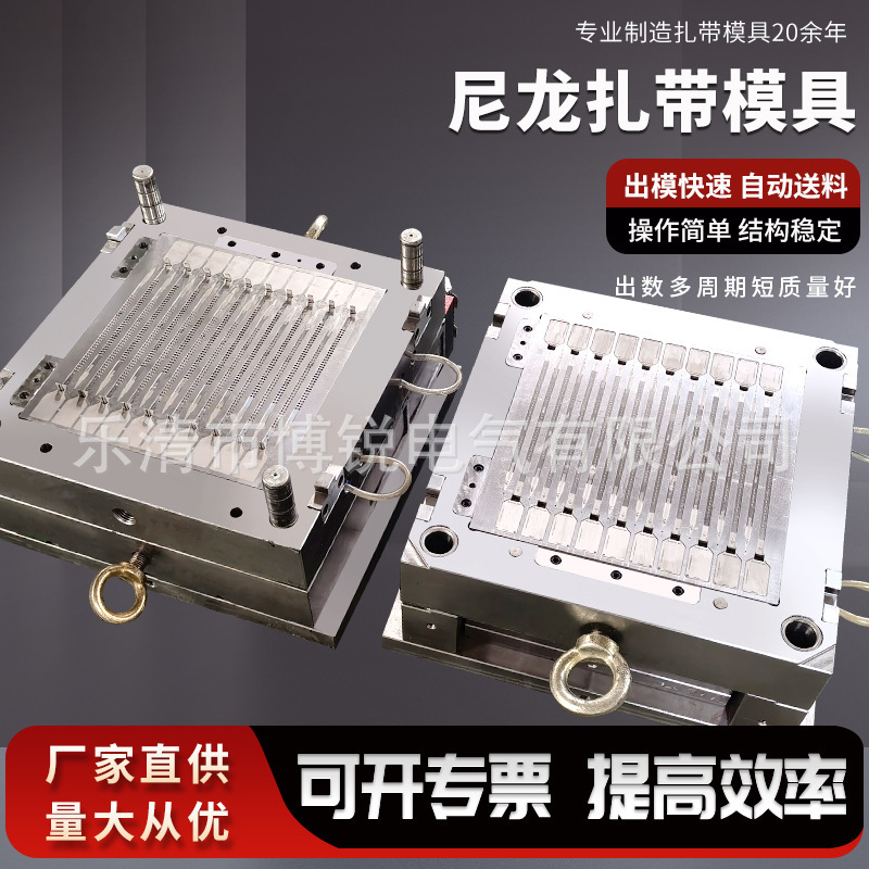 厂家直销尼龙扎带模具制造中心供应5X300 32尼龙扎带模具半固定式