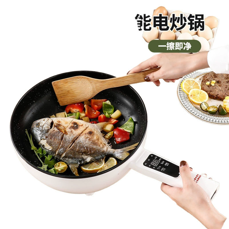 Немецкая высококлассная новая сковорода для жарки WOK многофункциональная для дома: жарка и приготовление, с интегрированным антипригарным покрытием, высокомощная для жарки